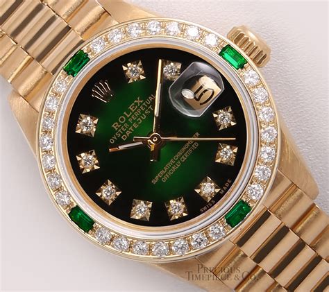 rolex gold grün